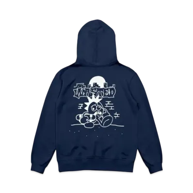 WASTED PARIS Hoodie Method "Navy"