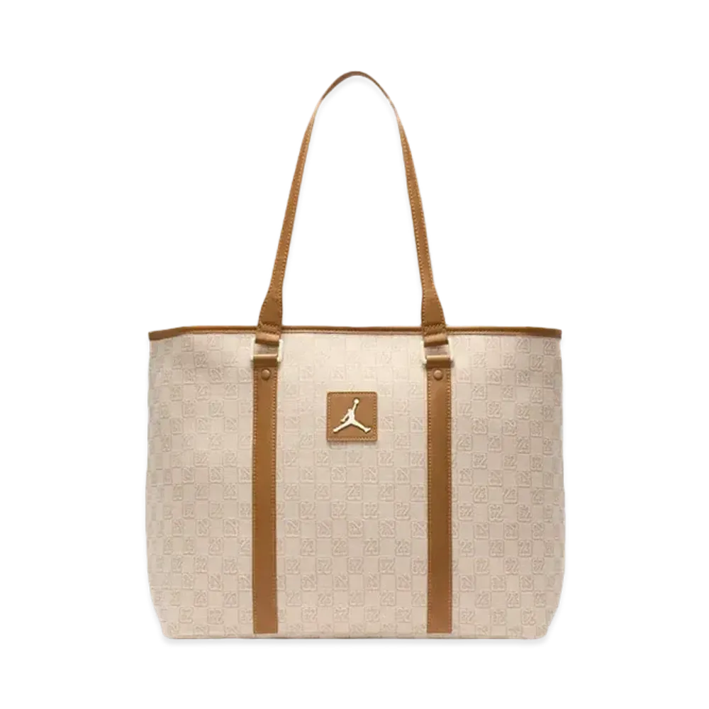 Nike Jordan Monogram Tote Bag "Coconut Milk"