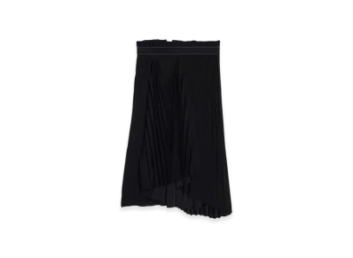BALENCIAGA Women's Fancy Pleated Skirt "Black"