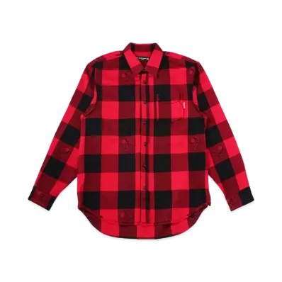 mastermind JAPAN Reversible Plaid Shirts "Red Buffalo Plaid"