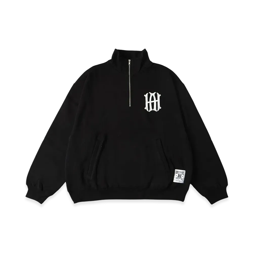 ayumi hamasaki x MFC STORE AH Logo Half Zip "Black"