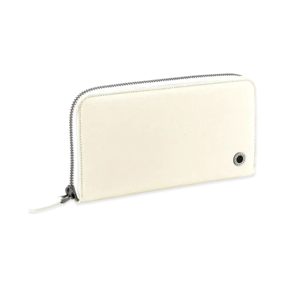BVLGARI BVLGARI MAN Zip Wallet "White"