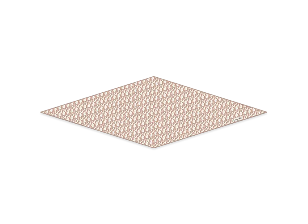 Dior Oblique Dior Diamond Silk Twill "Rose des Vents"