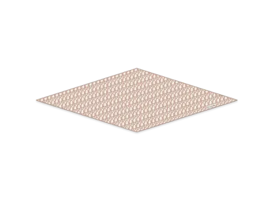 Dior Oblique Dior Diamond Silk Twill "Rose des Vents"