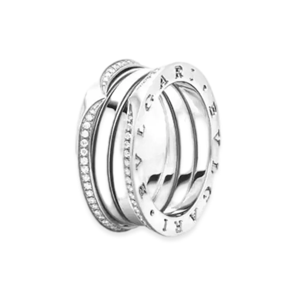 BVLGARI B.zero1 Ring "White Gold"