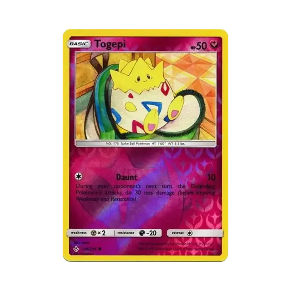 トゲピー C :リバースホロ [136/214]【英語版】(サン&ムーン「アンブローケンバンズ」)