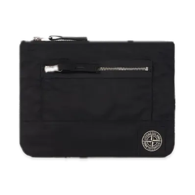 Stone Island 9500004 Coated Nylon Metal In Econyl "Black"