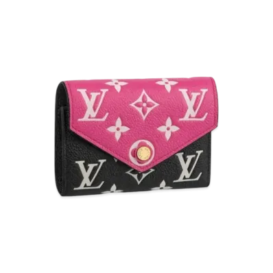 Louis Vuitton Victorine Wallet Monogram Empreinte "Noir/Pink"