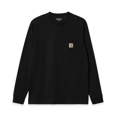 Carhartt WIP L/S Pocket T-Shirt "Black"