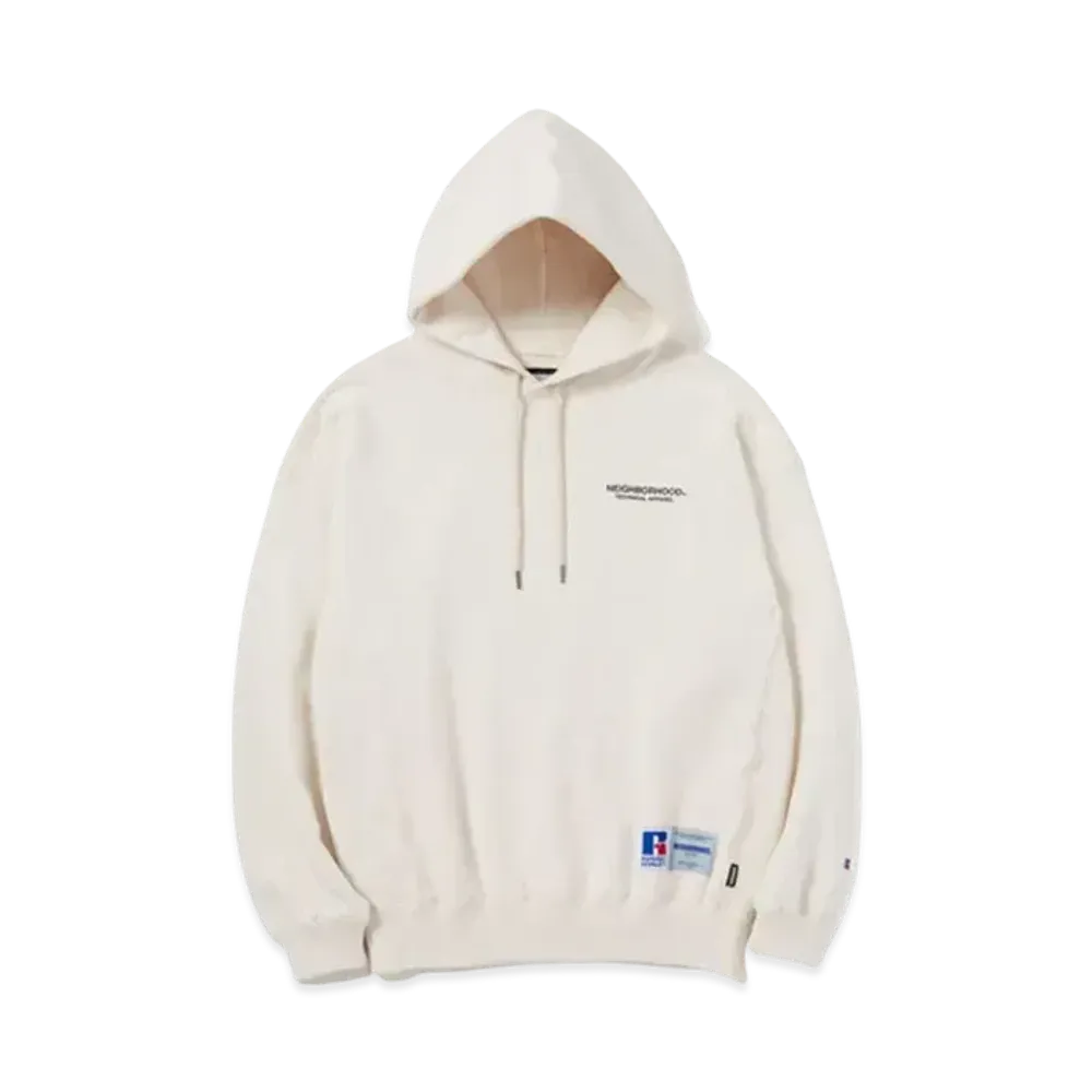 NEIGHBORHOOD x RUSSELL Athletic . Sweatparka LS "White"