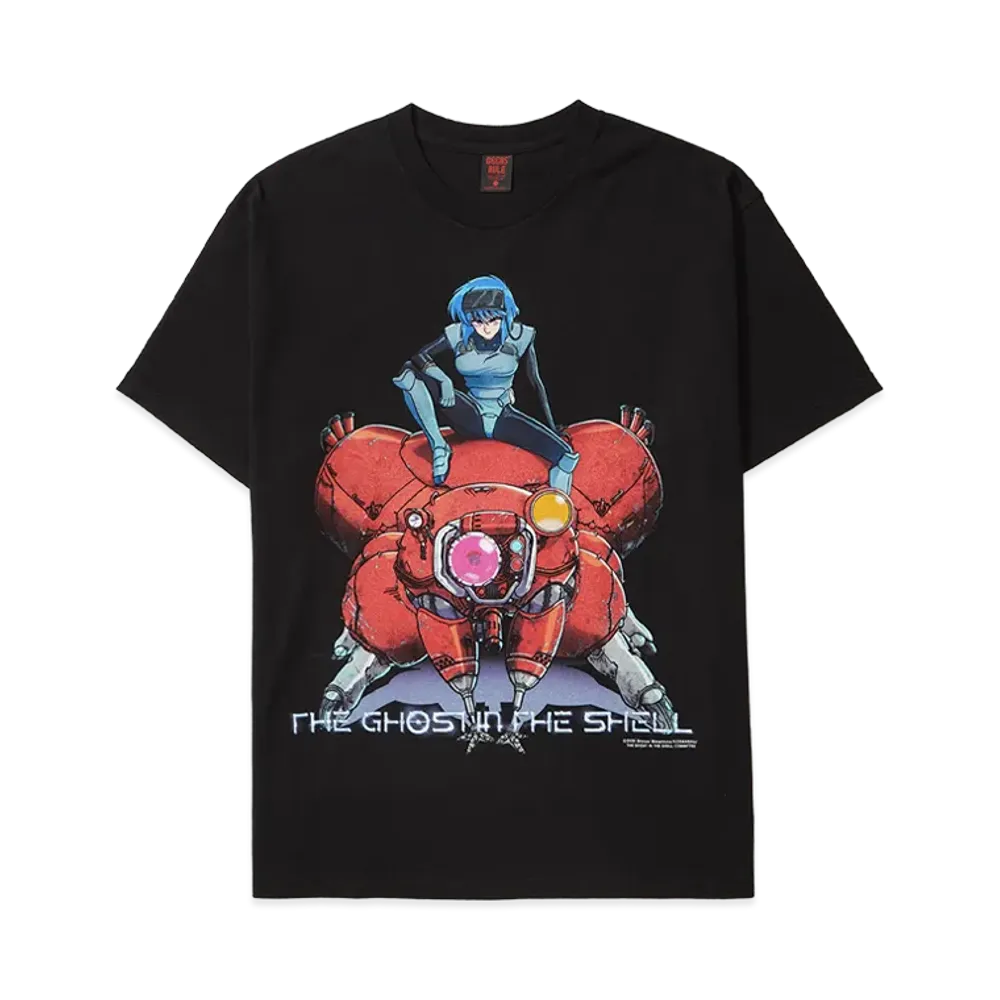 Geeks Rule x GHOST IN THE SHELL Silkscreen Printing T Shirt vol.01 "Black"