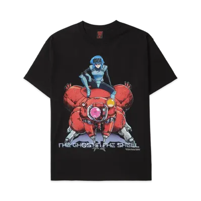 Geeks Rule x GHOST IN THE SHELL Silkscreen Printing T Shirt vol.01 "Black"
