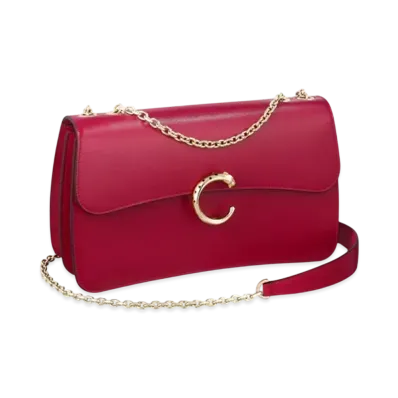 Cartier Chain Bag Small, Panthere de Cartier "Cherry Red"