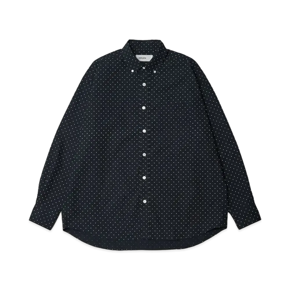 everyone Dot Button-Down Shirt "Navy/White"