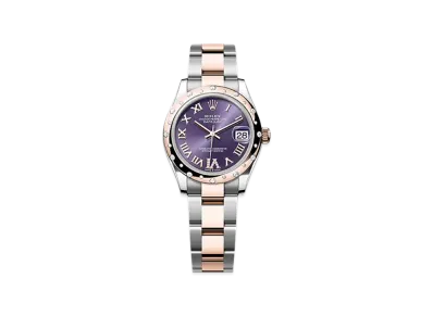 ROLEX Datejust 31mm Oystersteel & Everose Gold Diamond 278341RBR "Aubergine"