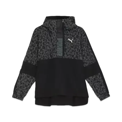 PUMA Men's Training Train Edge Cross Woven Half Zip Jacket "Puma Black"