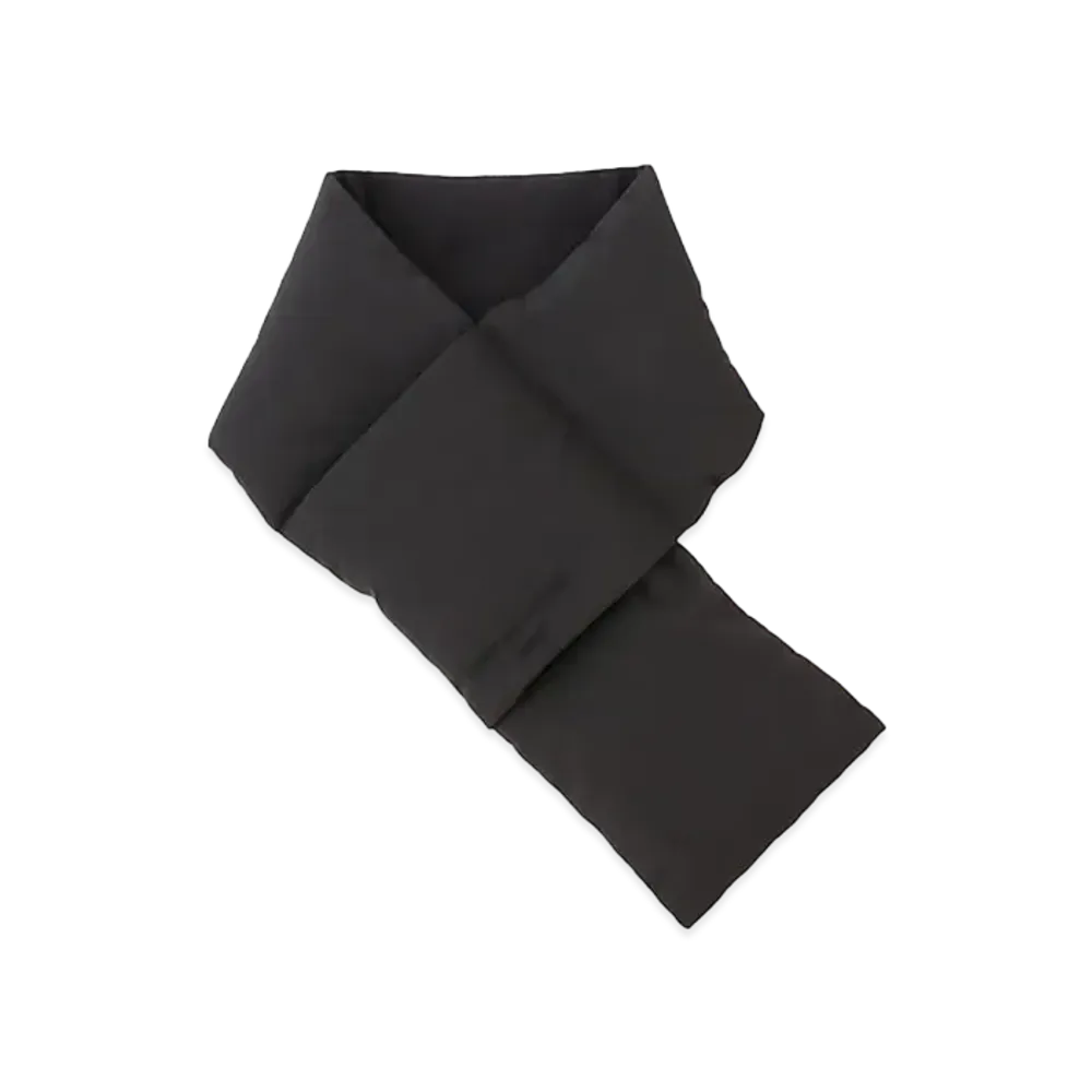 COMME des GARCONS HOMME Ester Taffeta x Polyester Fleece Muffler "Black"