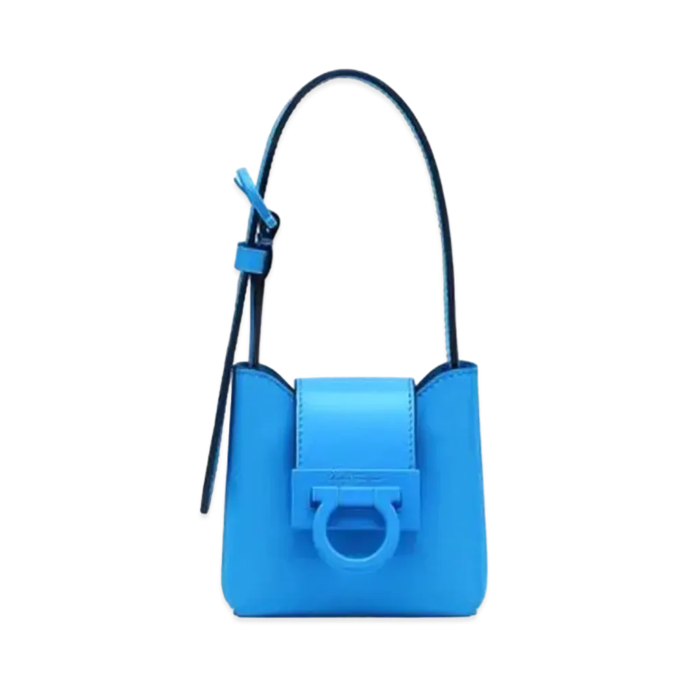 Salvatore Ferragamo Trifolio Minibag "Blue"