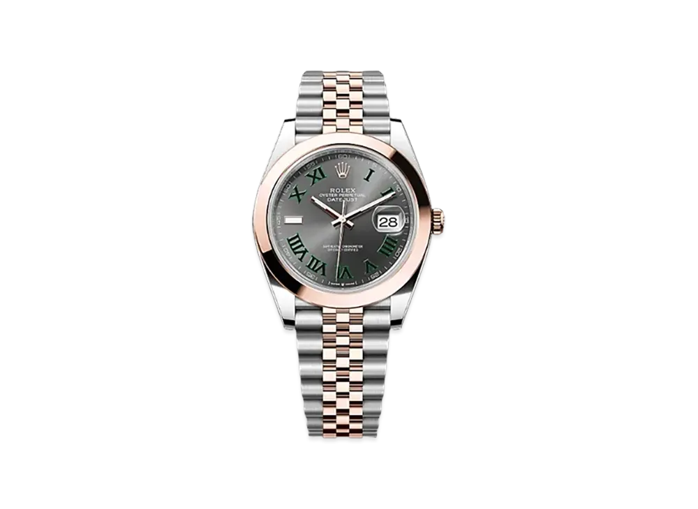 ROLEX Datejust 41mm Oystersteel & Everose Gold 126301 "Slate"