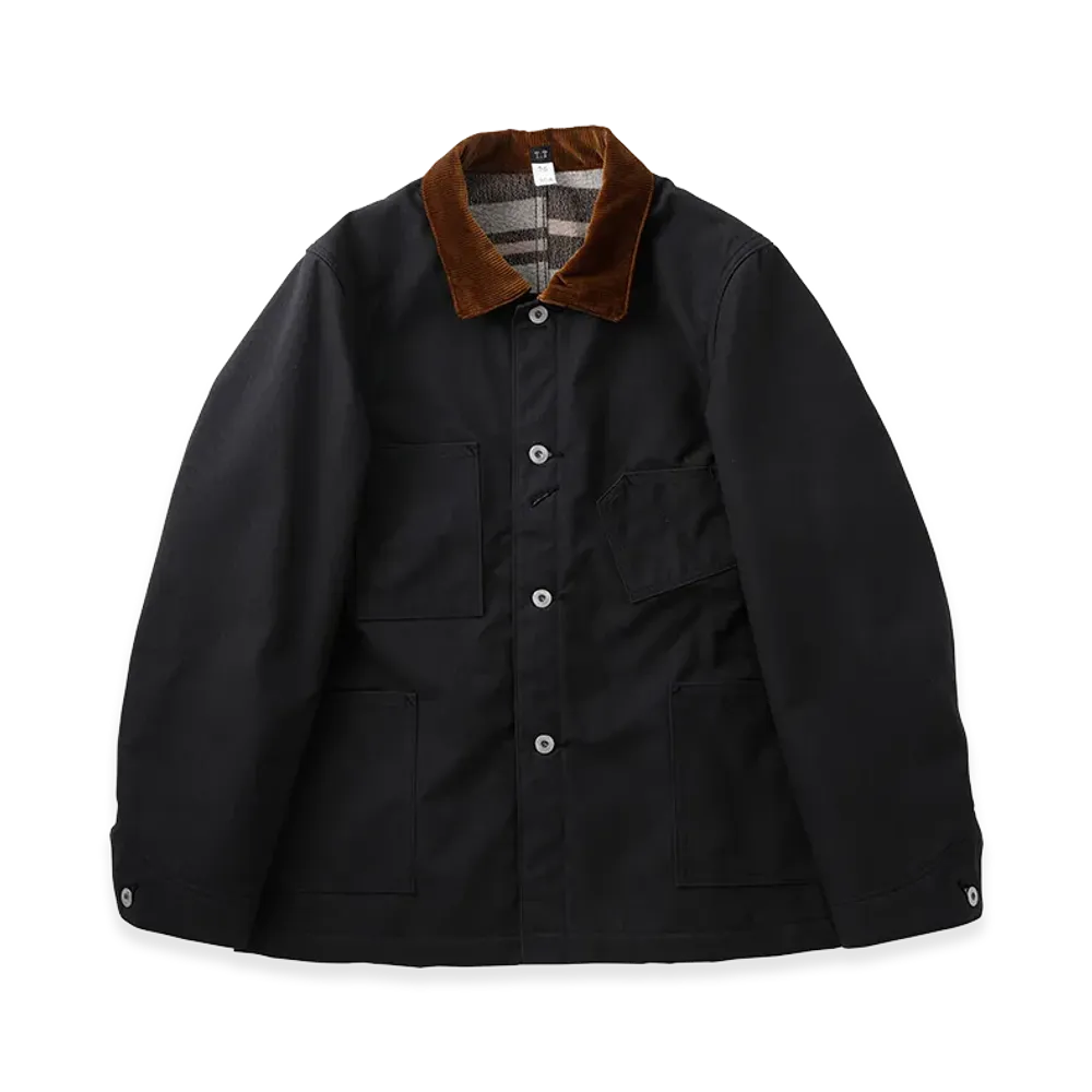 T.T Taiga Takahashi LOT.304 Blanket Lining Coverall Jacket "Black"
