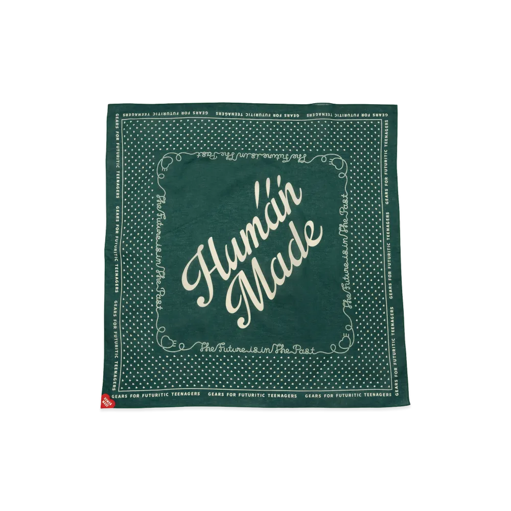 HUMAN MADE Big Bandana "Green"