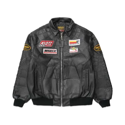 Supreme x Vanson Leathers Spider-Man Jacket "Black"