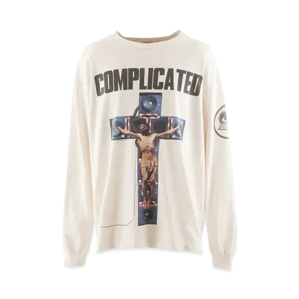 SAINT Mxxxxxx x Kosuke Kawamura KK_LS Tee/Complicated "White"