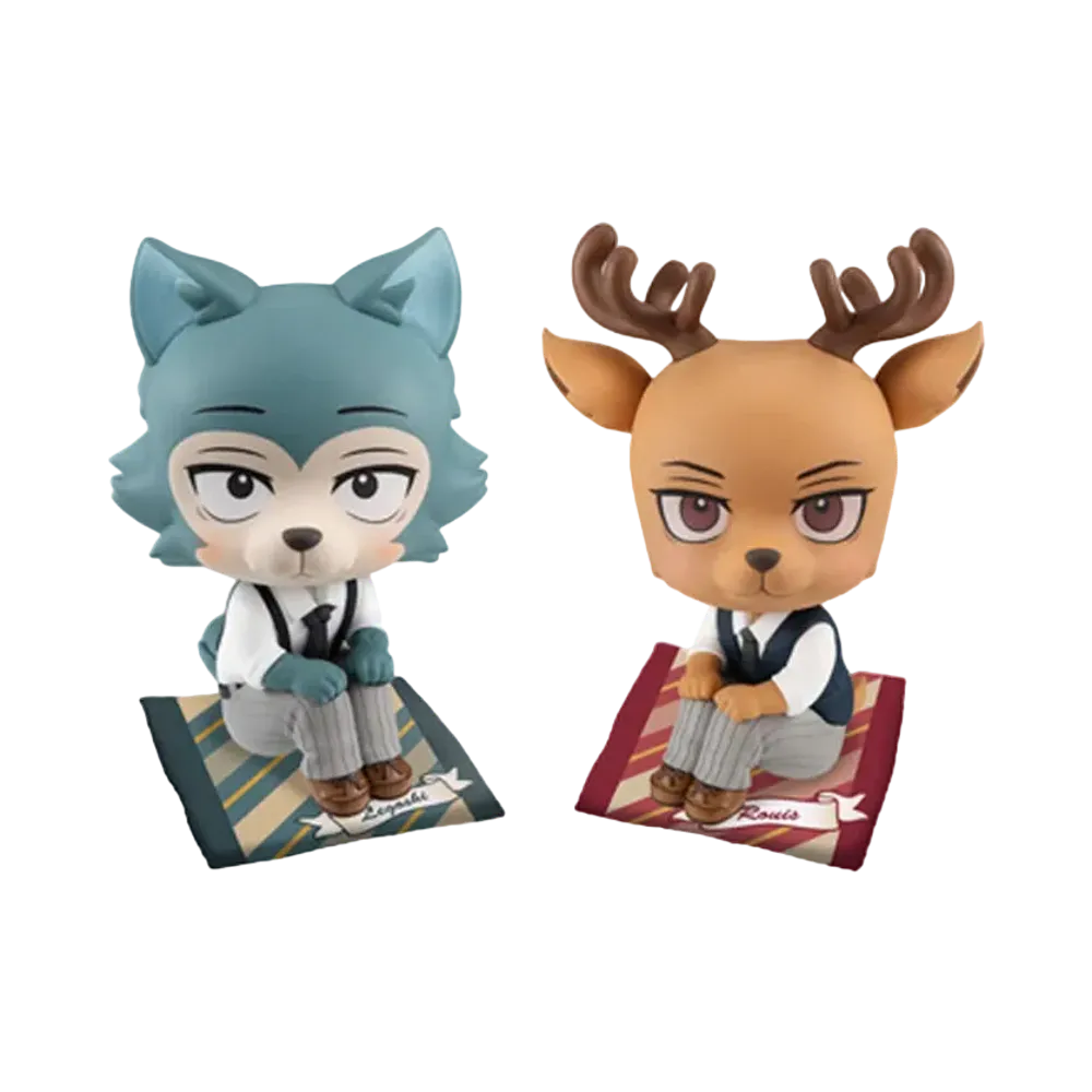 MegaHouse "Lookup" -BEASTARS- Legoshi & Louis Limited edition with a cushion