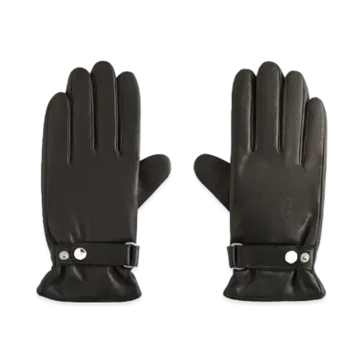 Kith Manhattan Leather Gloves "Black"