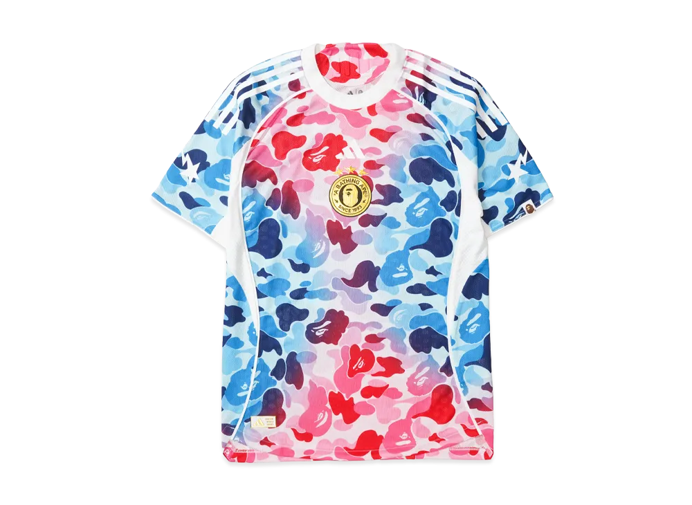 adidas x A BATHING APE BAPE FB Jersey "Shock Blue"