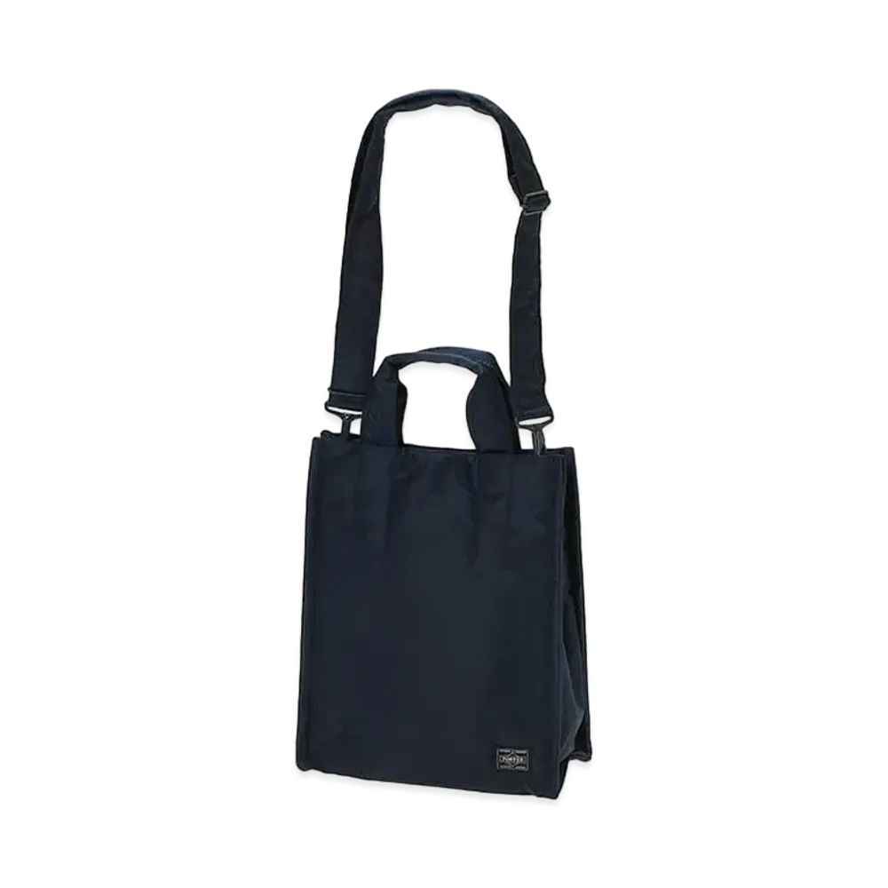 PORTER TANKER x Toogood the Reporter Satchel "Iron Blue"