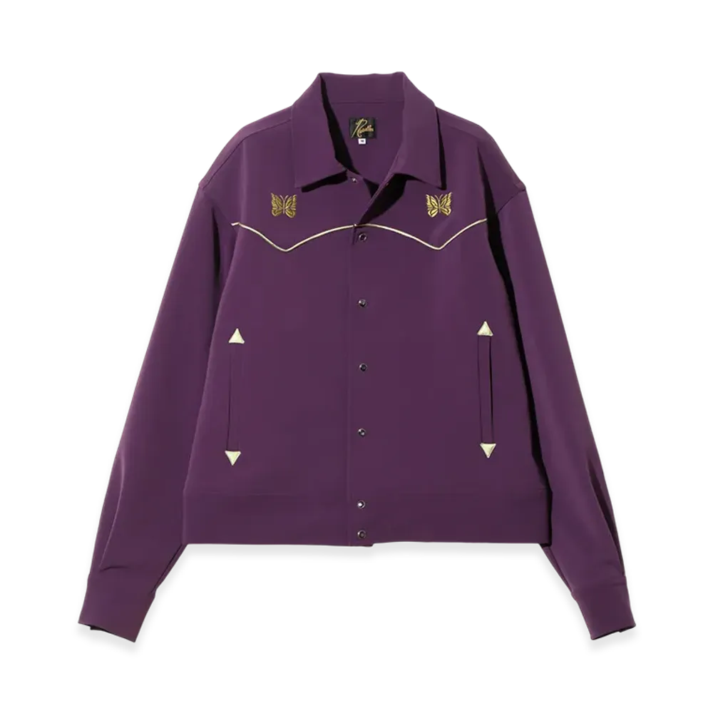 NEEDLES Piping Cowboy Jkt-Poly Double Cloth "Purple"