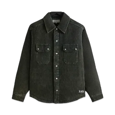 Kith Washed Corduroy Puffed Rowan Jacket "Machine"