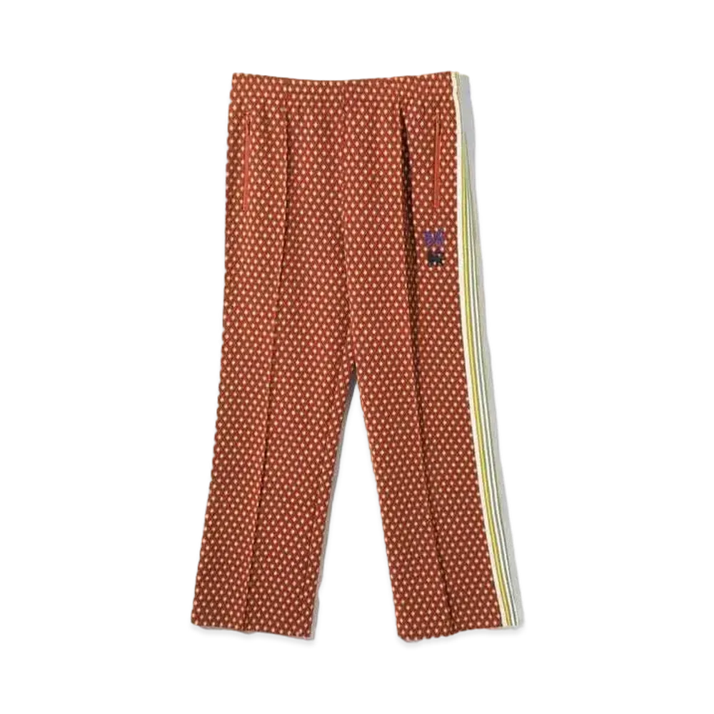 Needles x Sasquatchfabrix. Track Pant- Diamond Jq. "Orange"