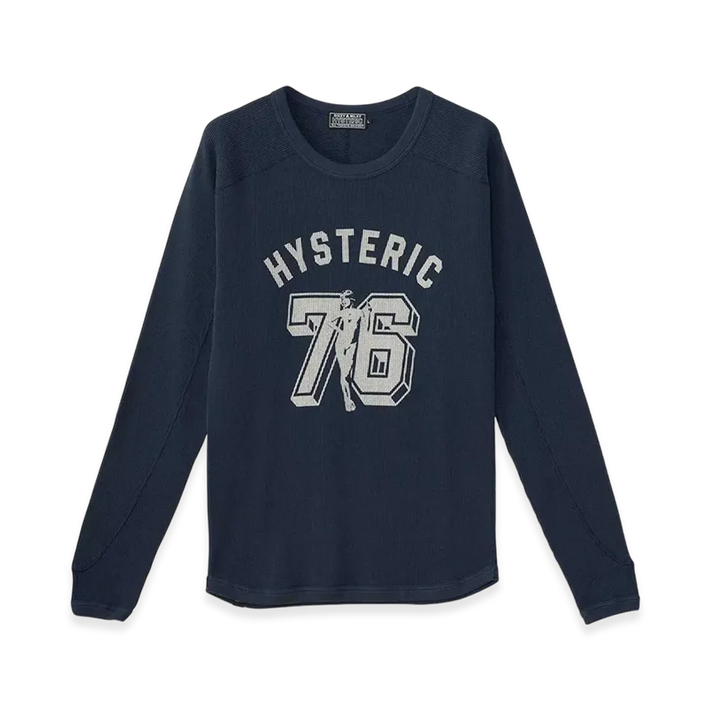 HYSTERIC GLAMOUR Number 76 T-Shirt "Other Navy"