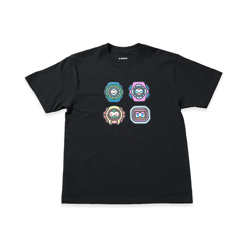 Casio G-Shock x NIGO Four Face Simple T-Shirt Black "Black"