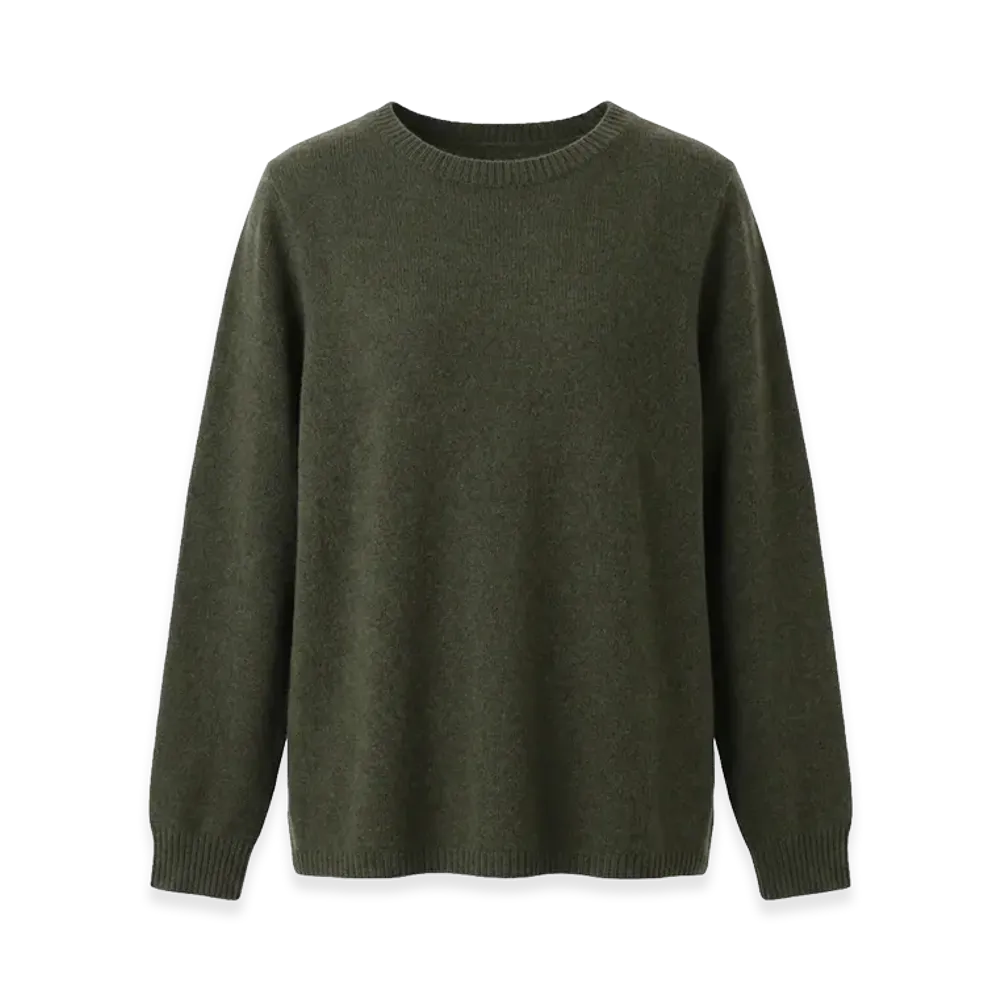 S Max Mara Women's Giori Crew Neck Sweater "Green"