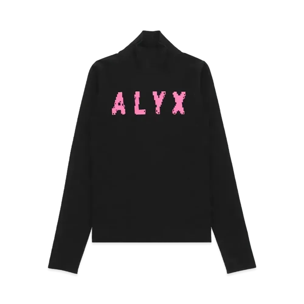 1017 ALYX 9SM Intarsia Logo Turtleneck "Black"