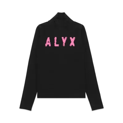 1017 ALYX 9SM Intarsia Logo Turtleneck "Black"