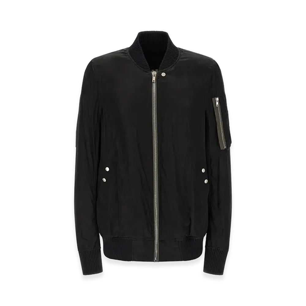 Rick Owens Classic Flight' Bomber Jacket "Black"