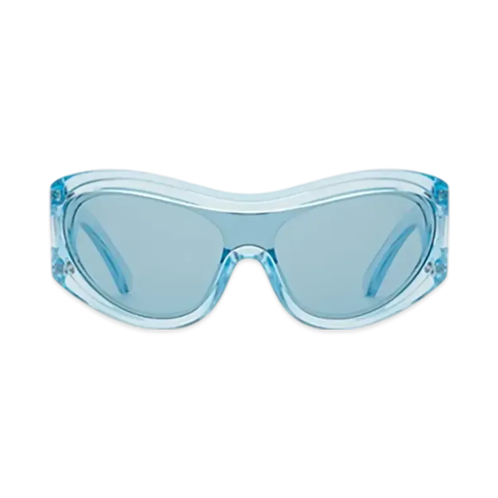 Burberry Shield Cut-out Sunglasses "Pale Blue"