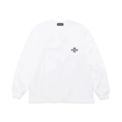 GOD SELECTION XXX Long Sleeve T-Shirt GX-A25-LT-06 "White"