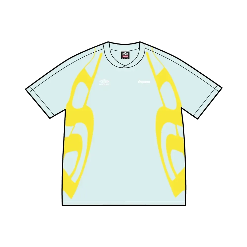 Supreme x Umbro Old English Soccer Jersey "Light Blue"