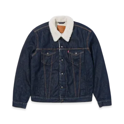 Levi's Type III Sherpa Trucker Jacket "Indigo"