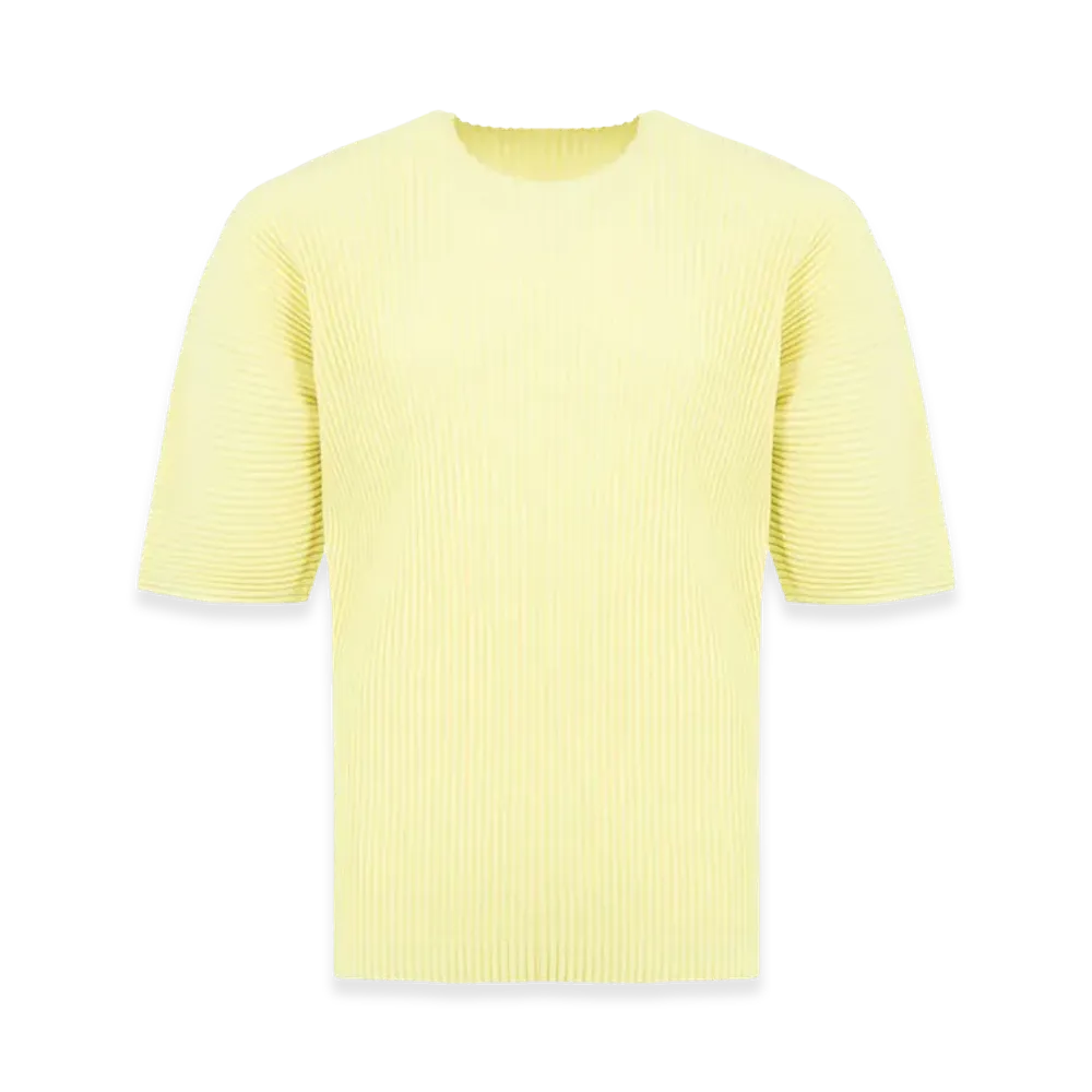 HOMME PLISSE ISSEY MIYAKE T-Shirts "Zucchini Yellow"