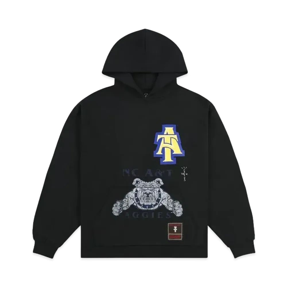 Travis Scott x M&N x NC A&T University Hoodie "Black"