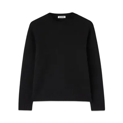 Jil Sander Women's Crew-Neck Sweater "Black"