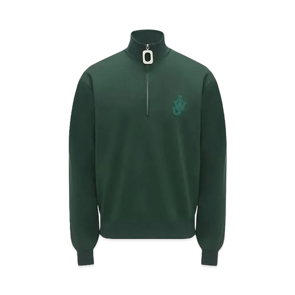 JW ANDERSON Half-Zip Track Top "Racing Green"
