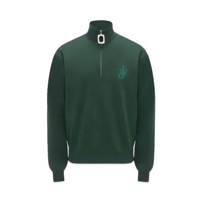 JW ANDERSON Half-Zip Track Top "Racing Green"