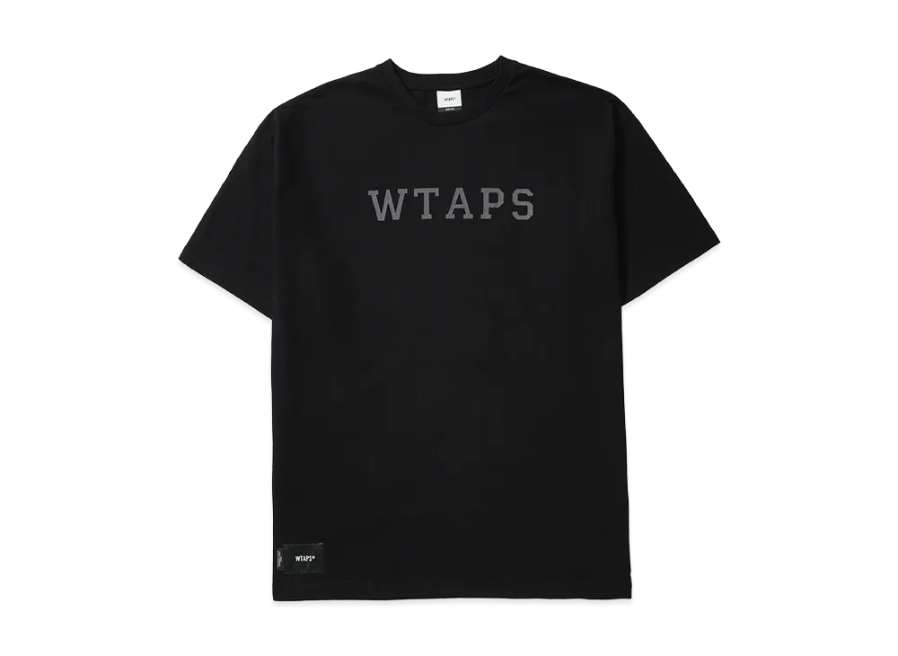 Wtaps College / SS / Cotton "Black" 231ATDT-STM06S